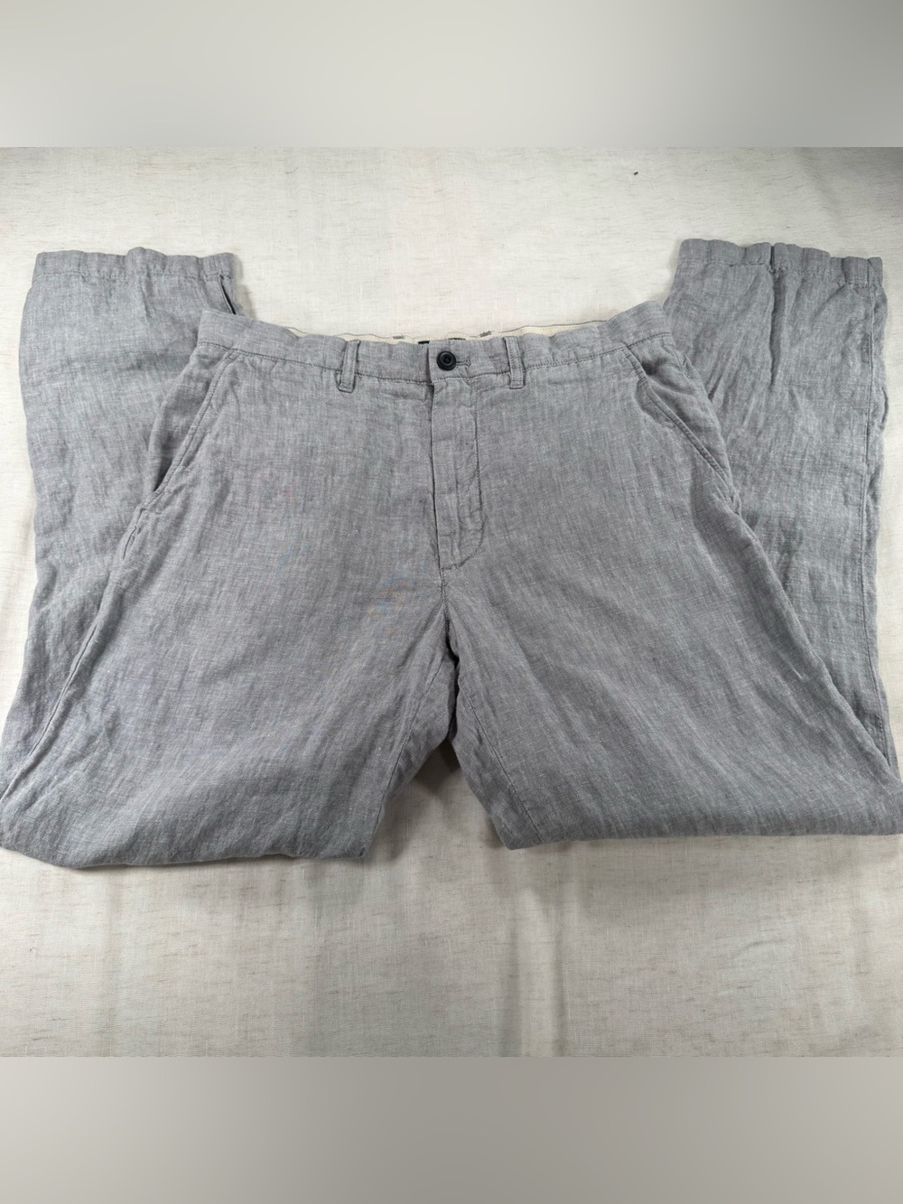 J. Crew Light Gray Linen Pants